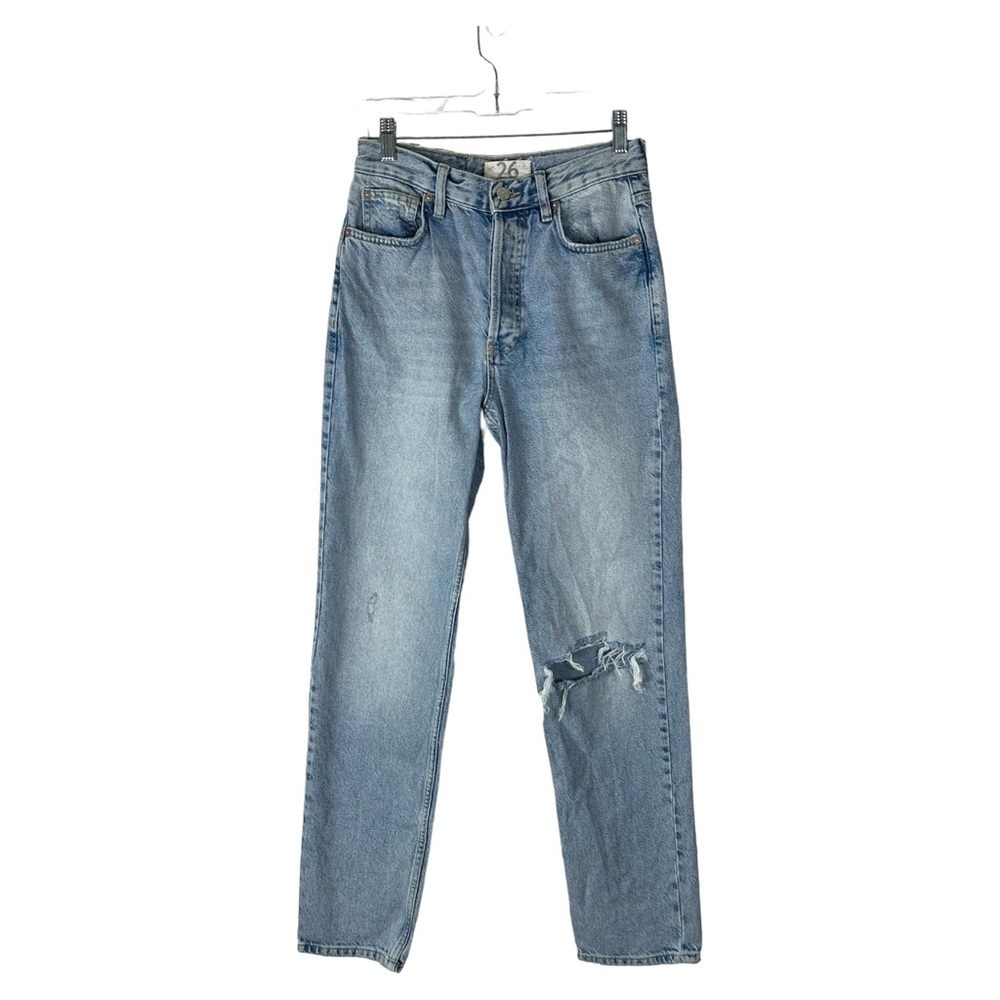 Free People We The Free The Lasso Jean Distressed Size 26